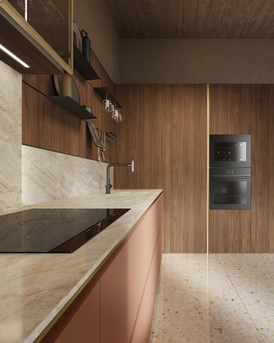 Cucina Aroma - Design Eclettico - Pedini arredamenti