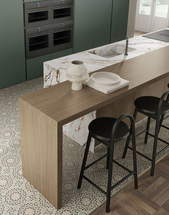 Cucina Aroma - Design Eclettico - Pedini arredamenti